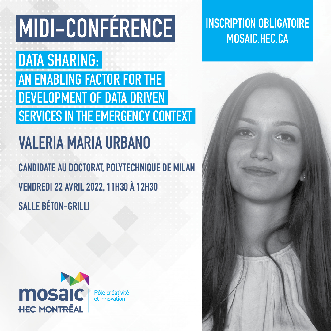 Midi-Conférence - Valeria Maria Urbano